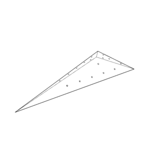 Flat Long Triangle High (S,M,L)