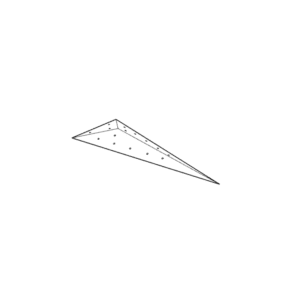 Flat long triangle (M, L)